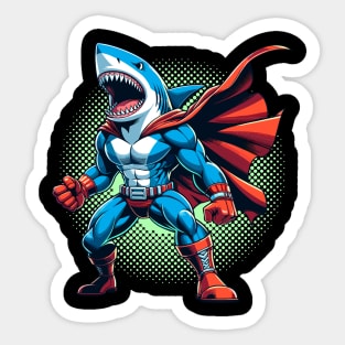 Mighty Marine Punch: Destroyer Shark Sticker